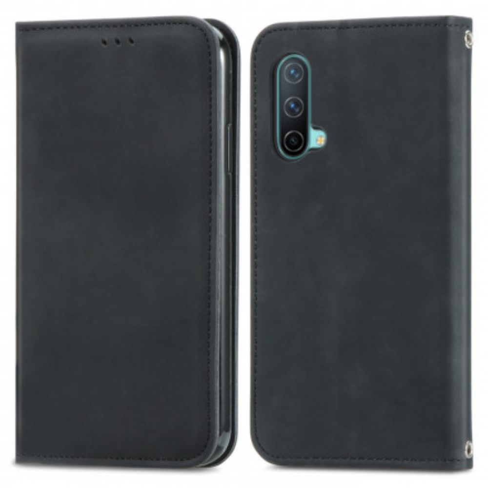 Bescherming Hoesje voor OnePlus Nord CE 5G Folio-hoesje Skin-touch-ontwerp