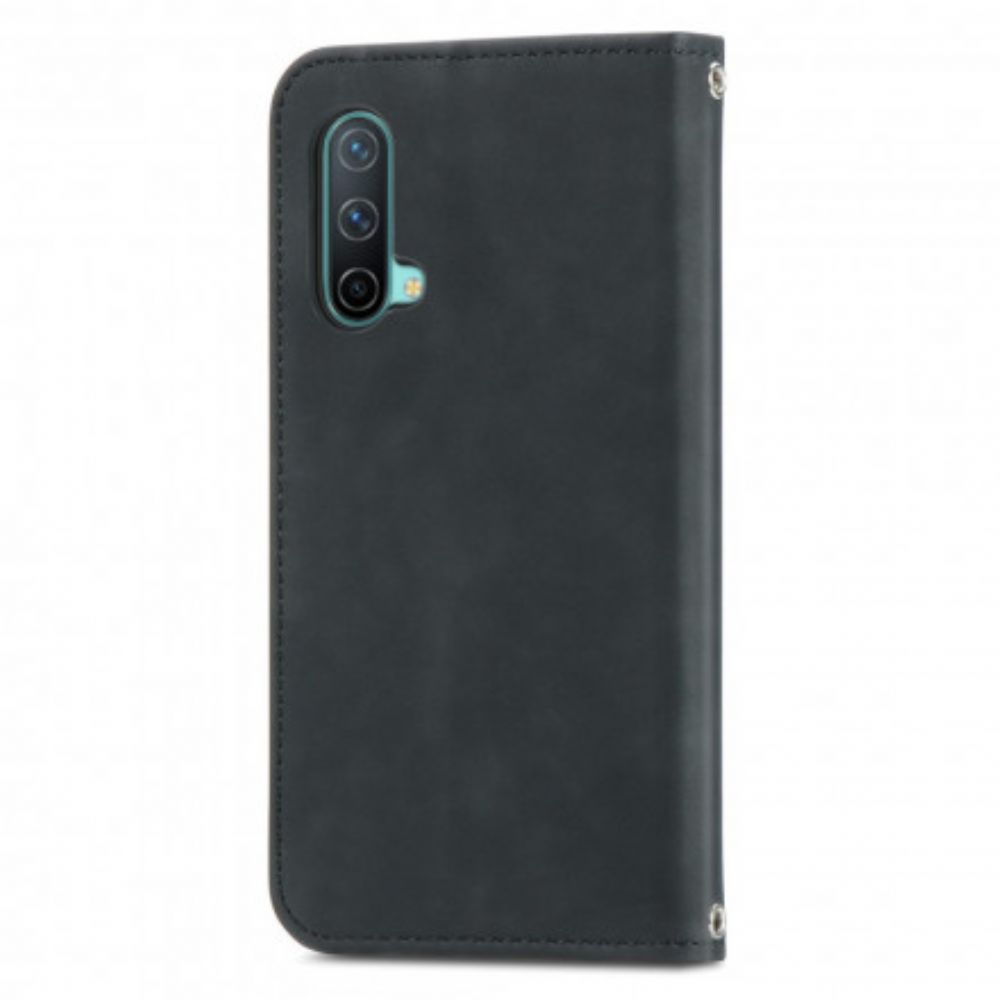 Bescherming Hoesje voor OnePlus Nord CE 5G Folio-hoesje Skin-touch-ontwerp