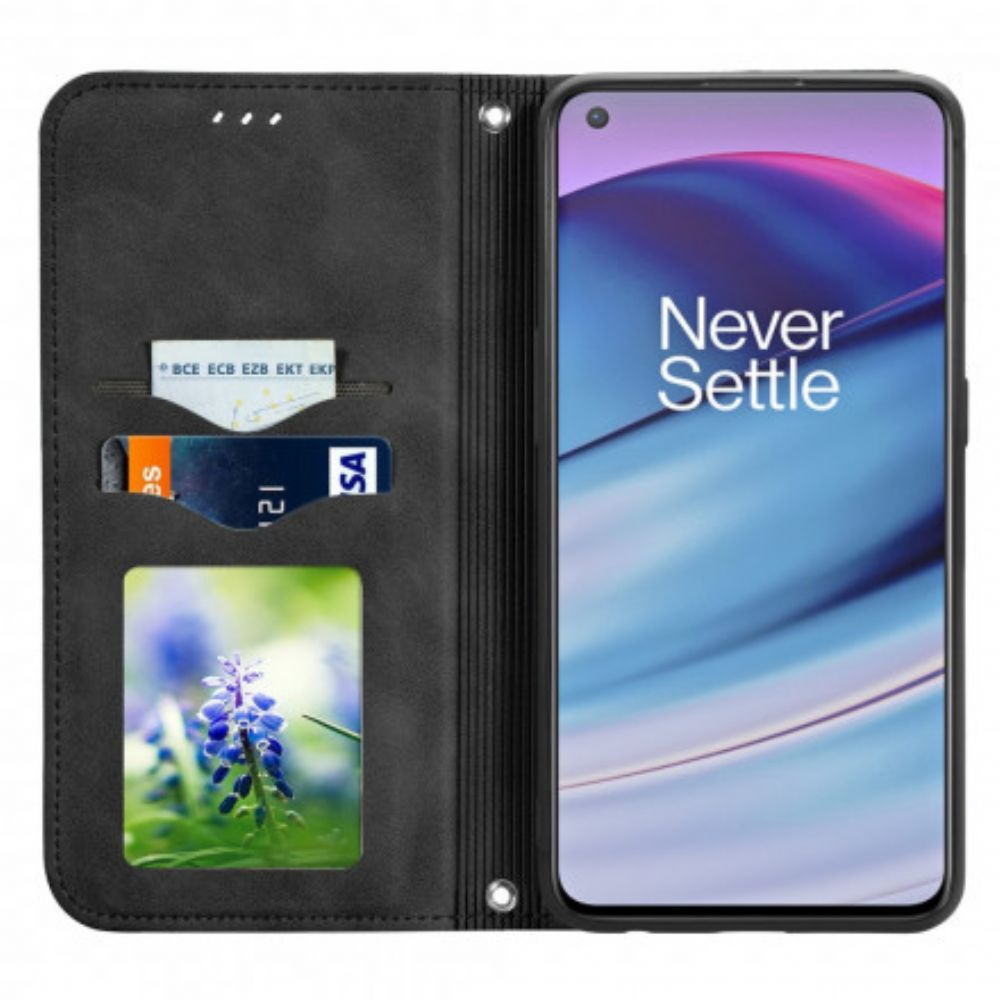 Bescherming Hoesje voor OnePlus Nord CE 5G Folio-hoesje Skin-touch-ontwerp