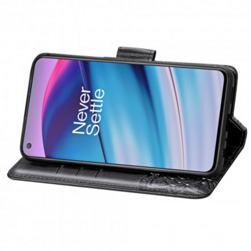 Flip Case voor OnePlus Nord CE 5G Halve Vlinders