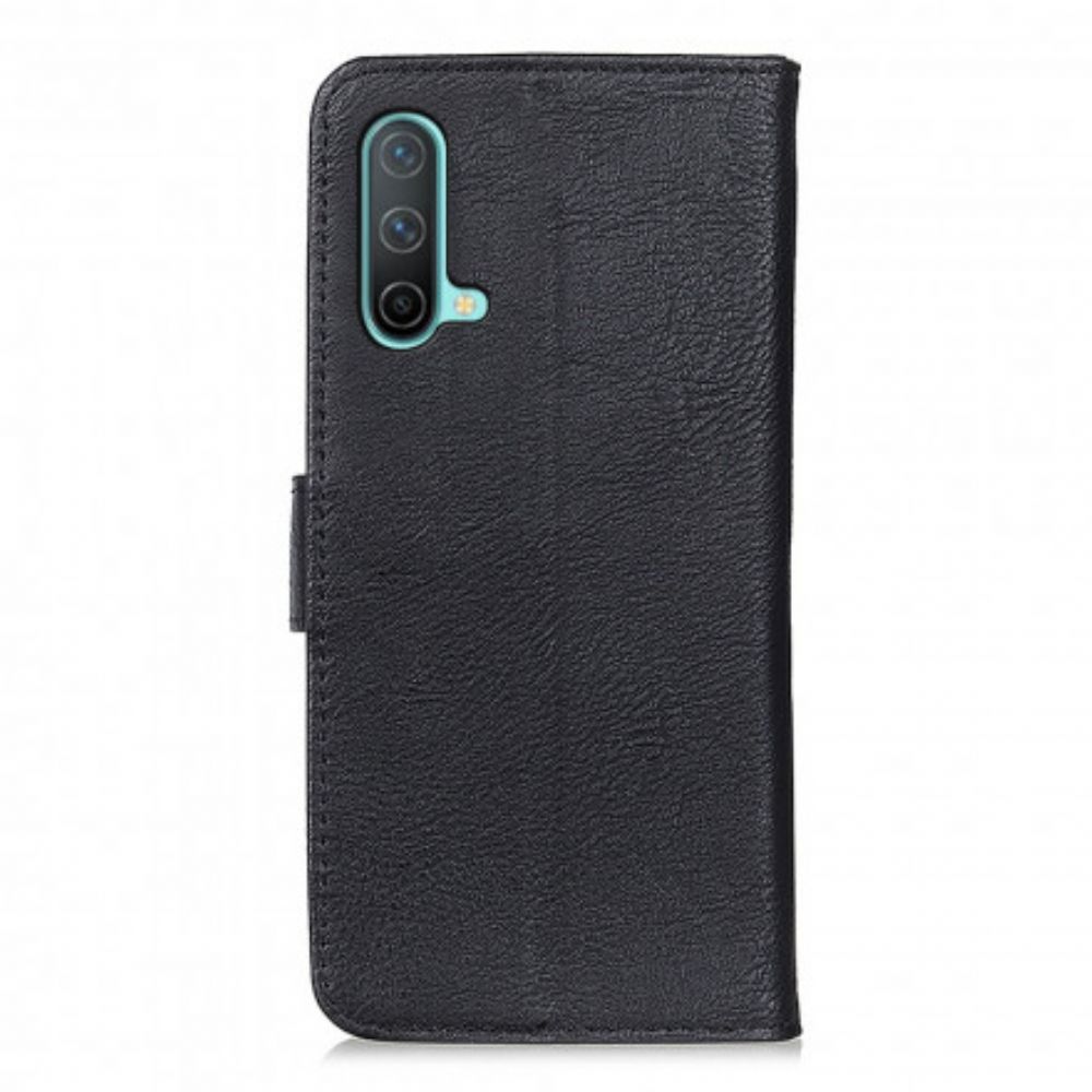 Flip Case voor OnePlus Nord CE 5G Imitatieleer Khazneh