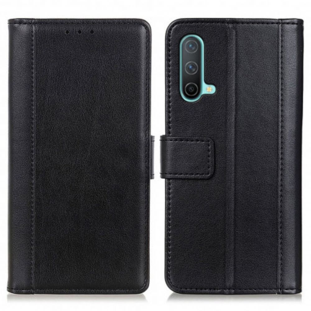 Flip Case voor OnePlus Nord CE 5G Leerstijl