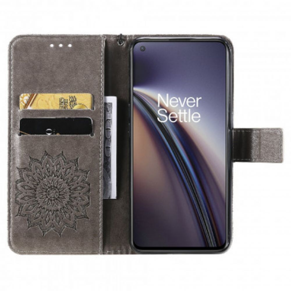 Flip Case voor OnePlus Nord CE 5G Zonnebloem