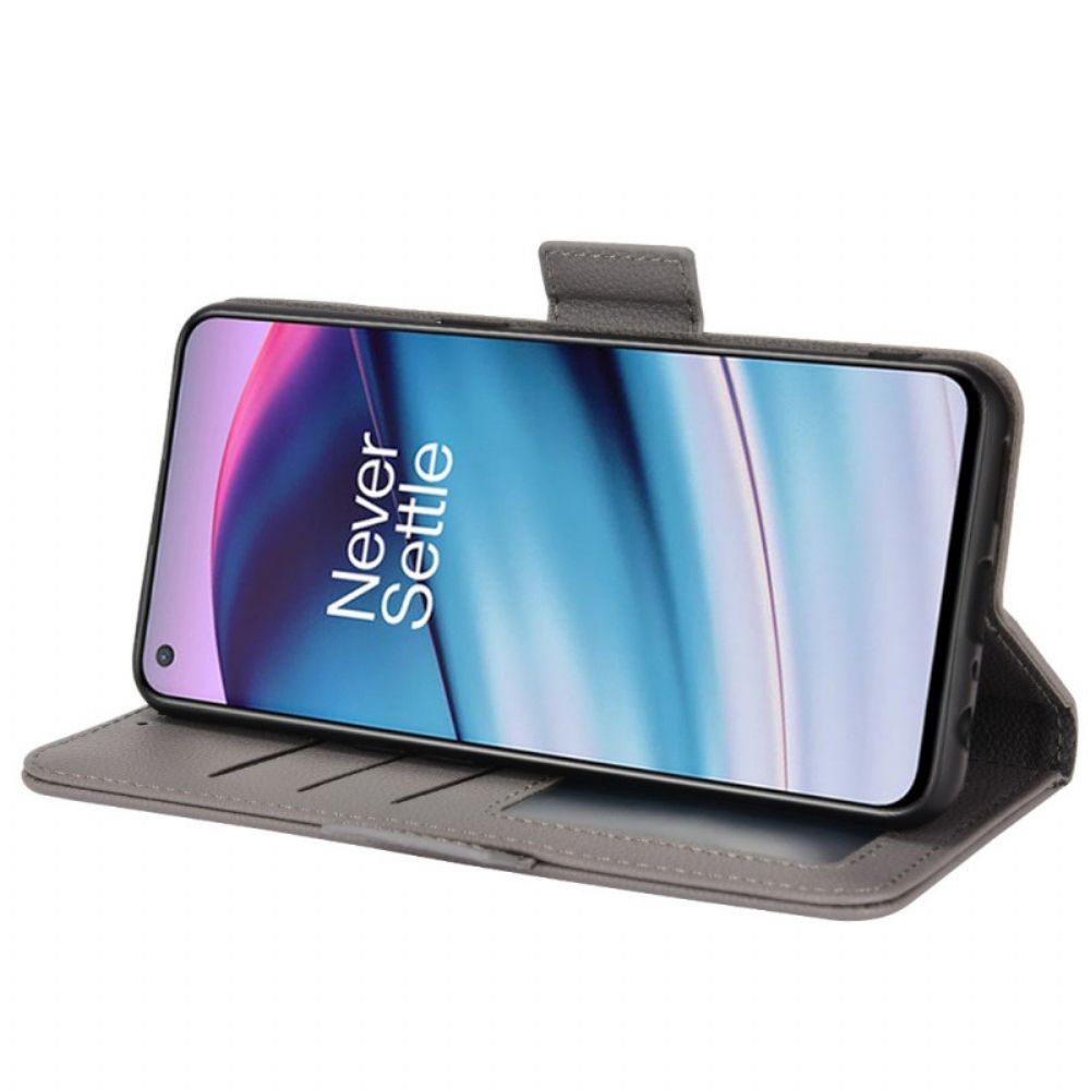 Folio-hoesje voor OnePlus Nord CE 5G Flip Case Dubbele Nieuwe Kleuren Flap