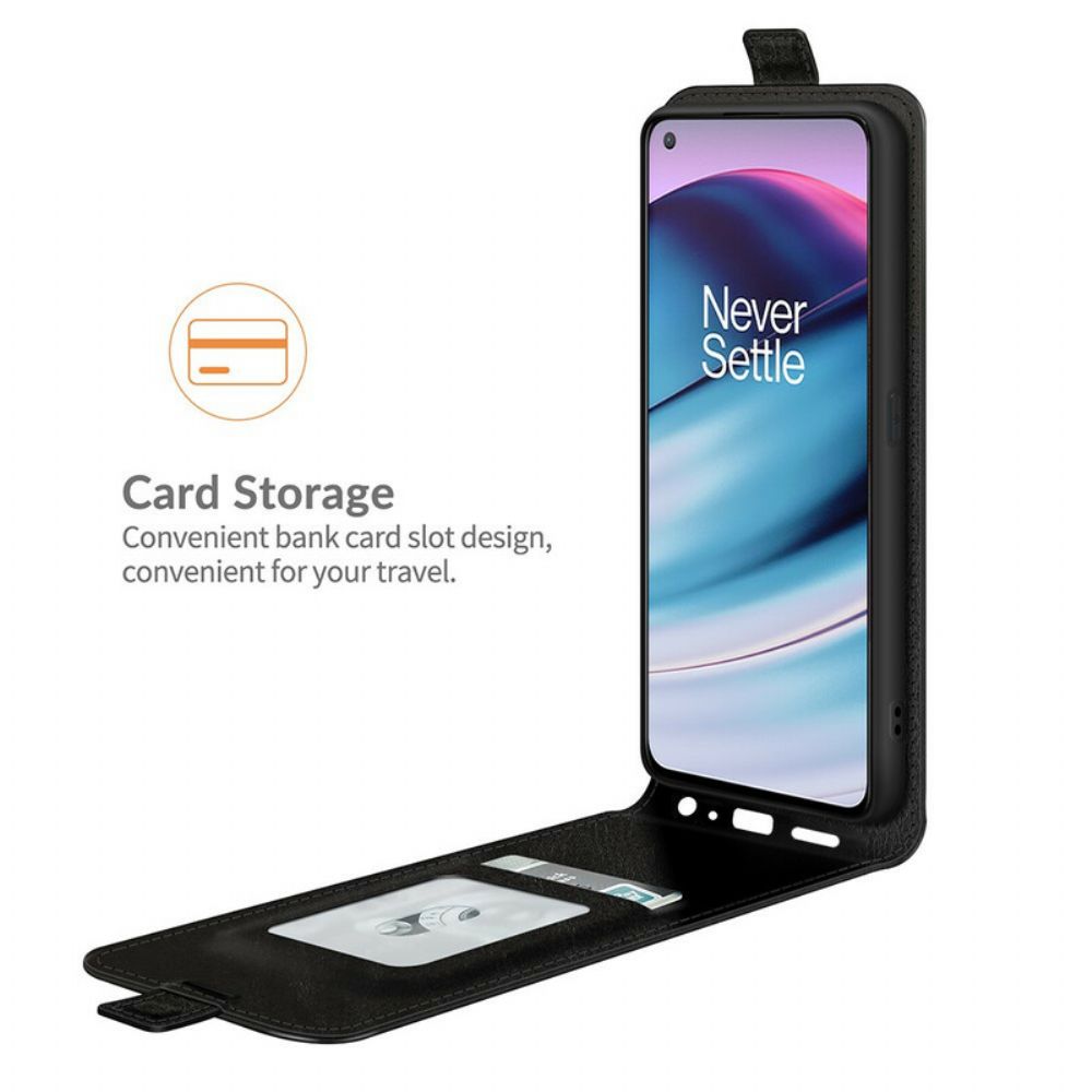 Folio-hoesje voor OnePlus Nord CE 5G Flip Case Verticale Klep