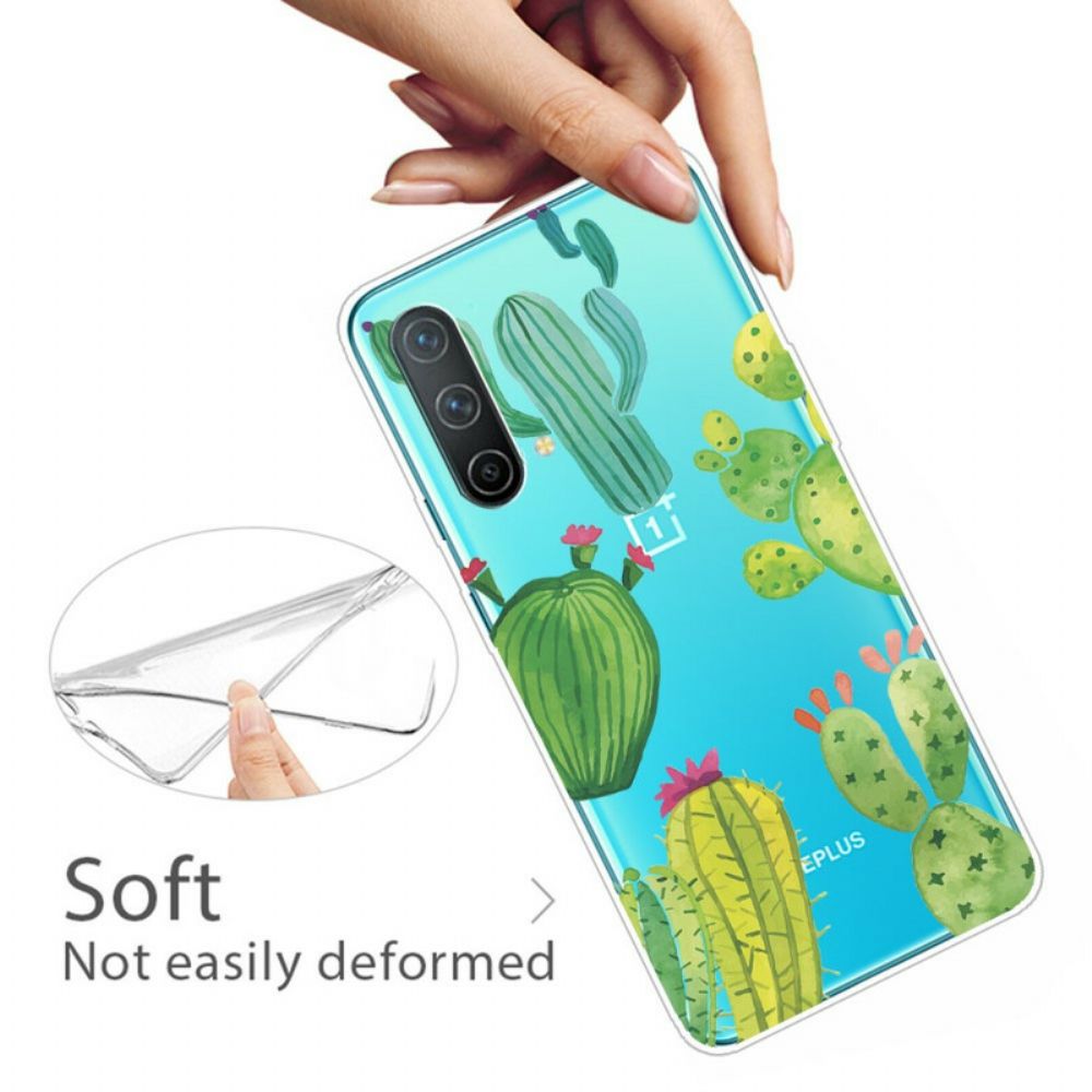 Hoesje voor OnePlus Nord CE 5G Cactus Aquarel