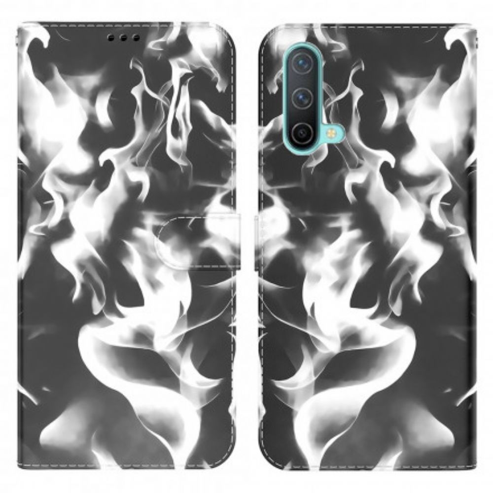 Leren Hoesje voor OnePlus Nord CE 5G Abstract Patroon