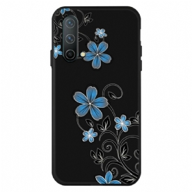 Telefoonhoesje voor OnePlus Nord CE 5G Blauwe Bloemen