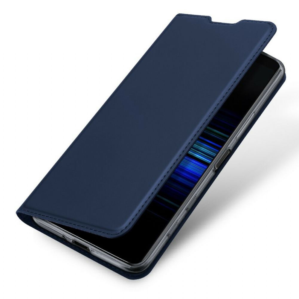 Bescherming Hoesje voor Sony Xperia 5 II Folio-hoesje Skin Pro Dux Ducis