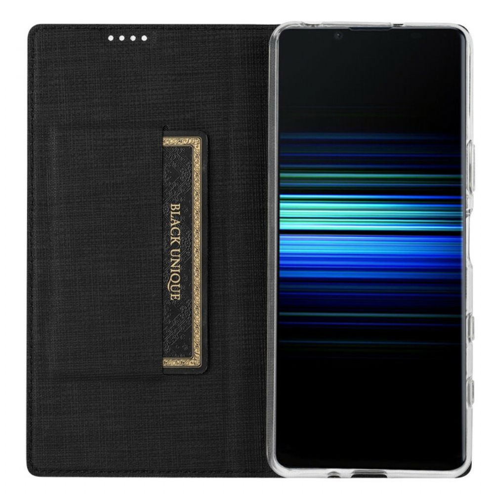 Bescherming Hoesje voor Sony Xperia 5 II Folio-hoesje Vili Dmx Getextureerd