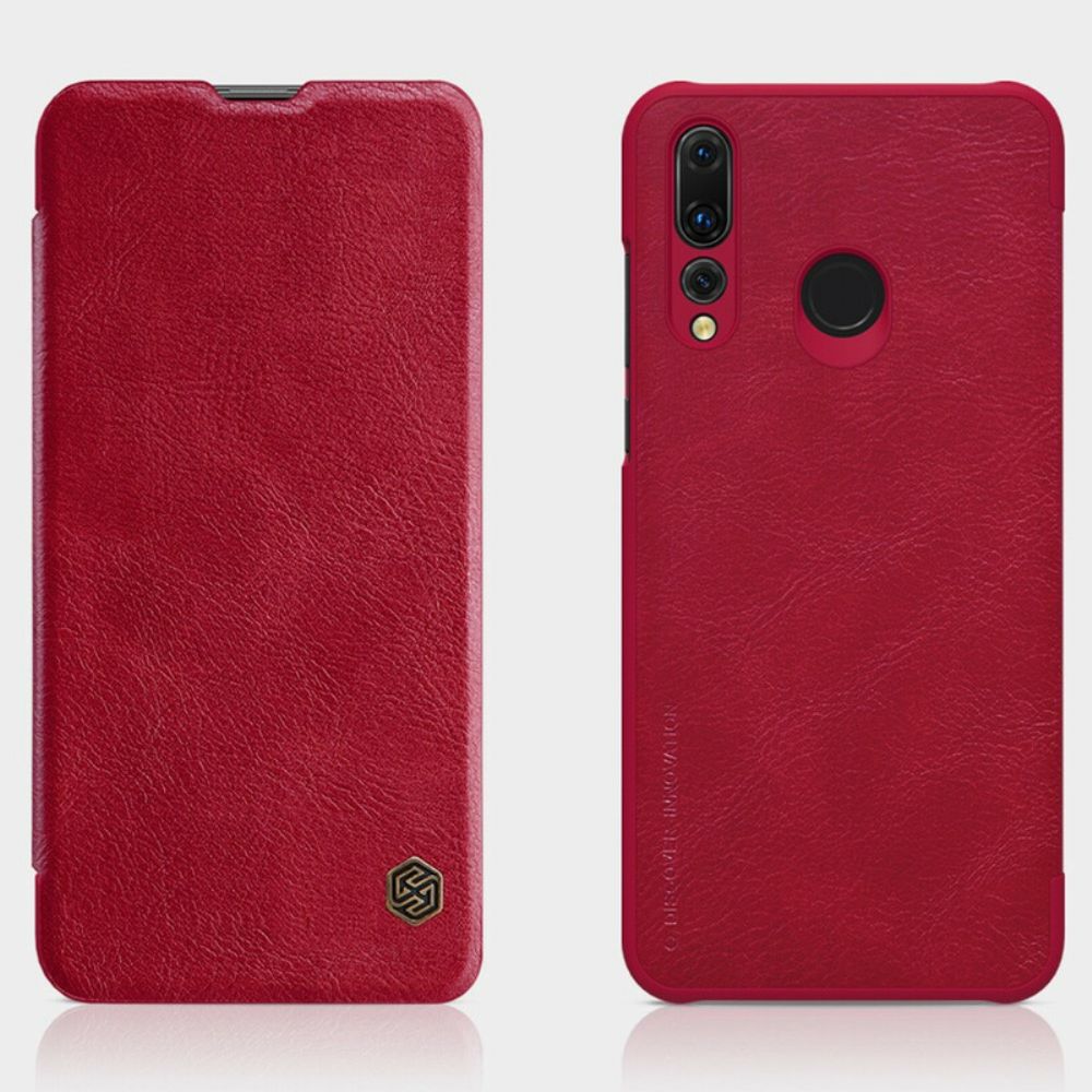 Bescherming Hoesje voor Huawei P Smart Plus 2019 Folio-hoesje Nillkin Qin-serie