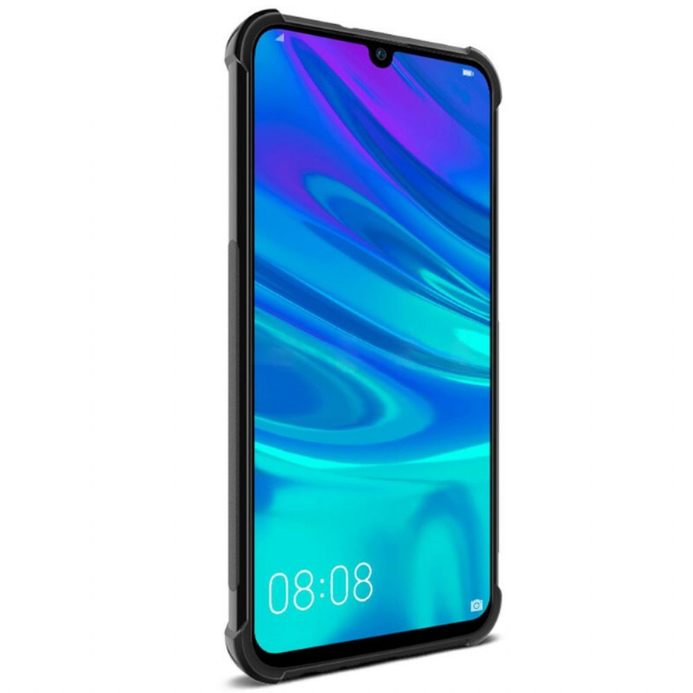 Hoesje voor Huawei P Smart Plus 2019 Imak Geborstelde Koolstofvezel