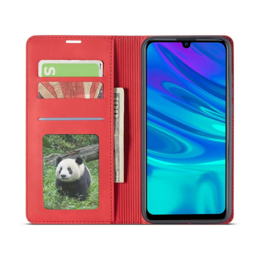 Leren Hoesje voor Huawei P Smart Plus 2019 Lederen Effect Forwenw