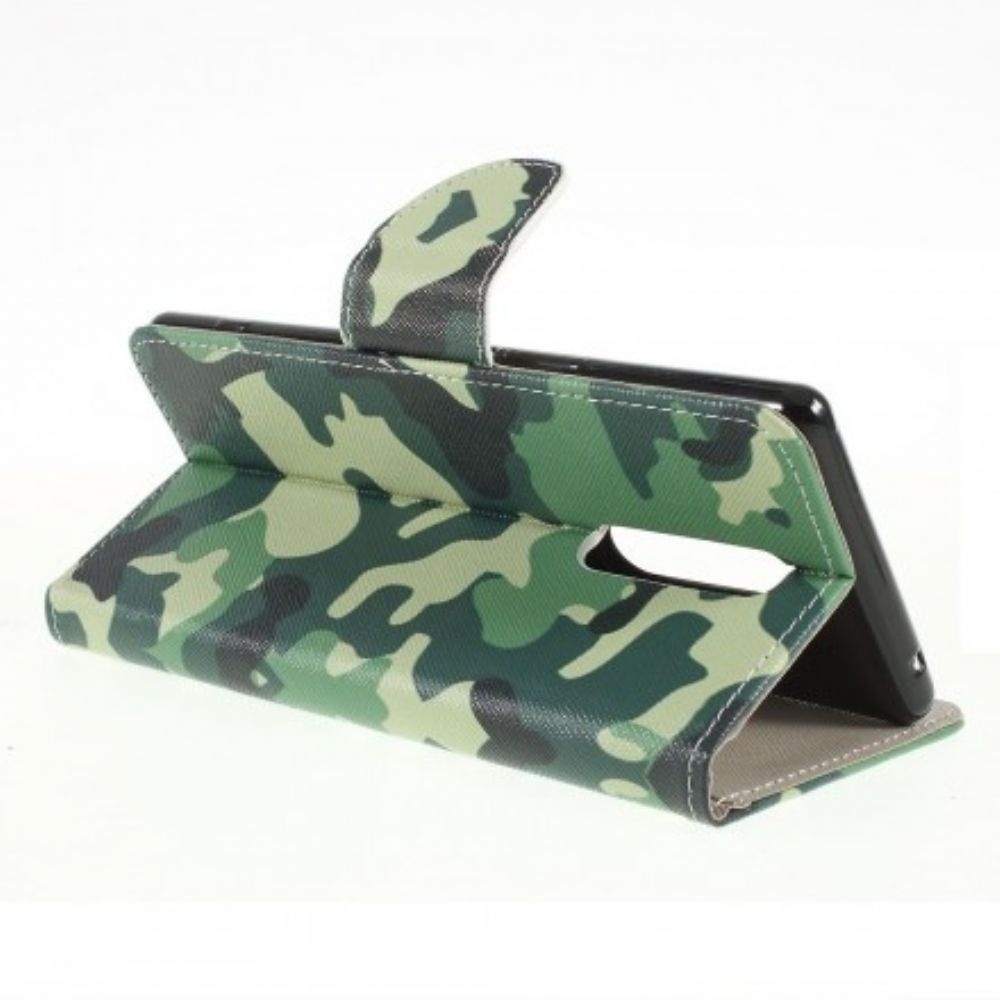 Folio-hoesje voor Sony Xperia 1 Militaire Camouflage