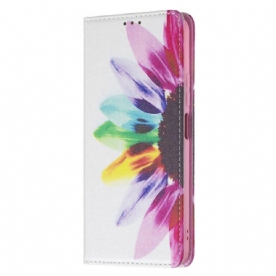 Bescherming Hoesje voor Xiaomi Mi 11 Lite 5G NE / Mi 11 Lite 4G / 5G Folio-hoesje Aquarel Bloem