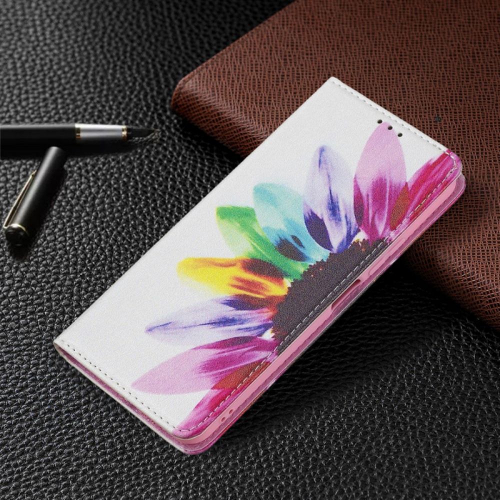 Bescherming Hoesje voor Xiaomi Mi 11 Lite 5G NE / Mi 11 Lite 4G / 5G Folio-hoesje Aquarel Bloem