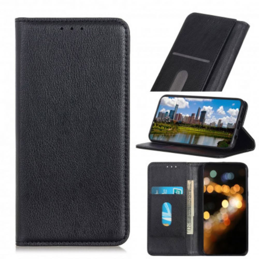 Bescherming Hoesje voor Xiaomi Mi 11 Lite 5G NE / Mi 11 Lite 4G / 5G Folio-hoesje Elegance Split Litchi Leer