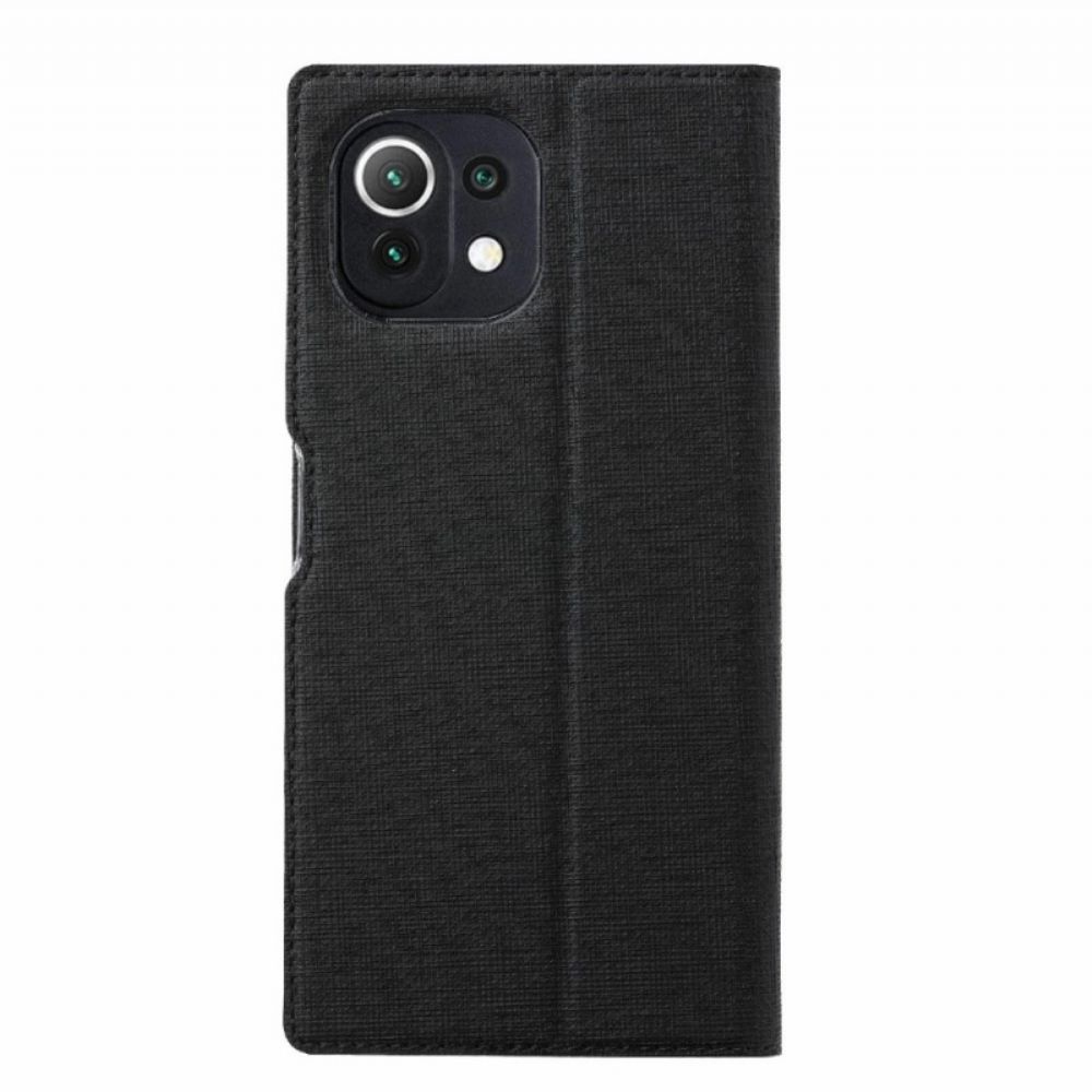 Bescherming Hoesje voor Xiaomi Mi 11 Lite 5G NE / Mi 11 Lite 4G / 5G Folio-hoesje Getextureerde Vili Dmx-serie