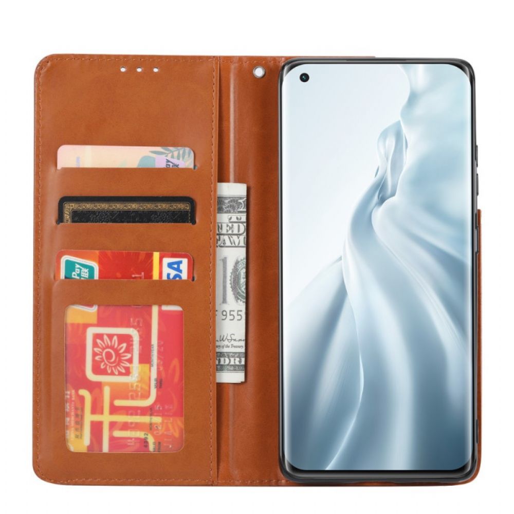 Bescherming Hoesje voor Xiaomi Mi 11 Lite 5G NE / Mi 11 Lite 4G / 5G Folio-hoesje Kaarthouder Van Kunstleer