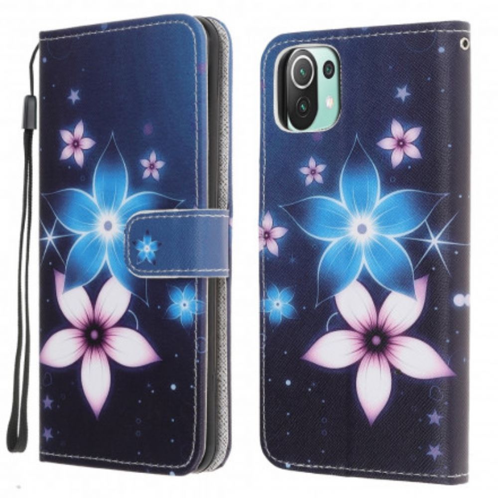 Flip Case voor Xiaomi Mi 11 Lite 5G NE / Mi 11 Lite 4G / 5G Bloemen