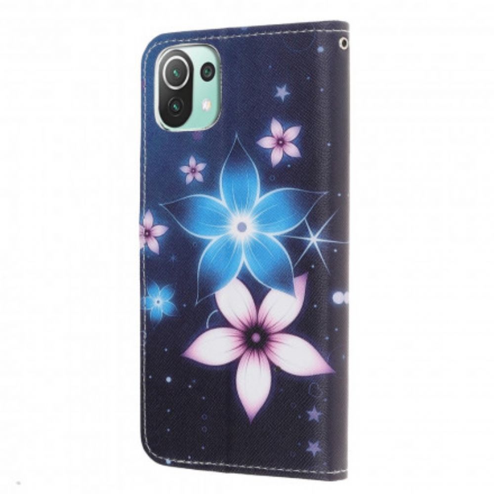 Flip Case voor Xiaomi Mi 11 Lite 5G NE / Mi 11 Lite 4G / 5G Bloemen