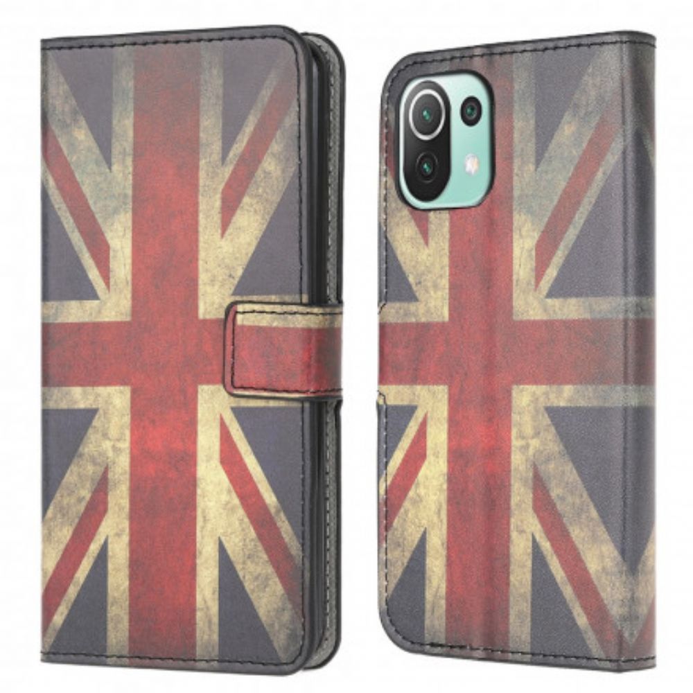 Flip Case voor Xiaomi Mi 11 Lite 5G NE / Mi 11 Lite 4G / 5G Engeland Vlag