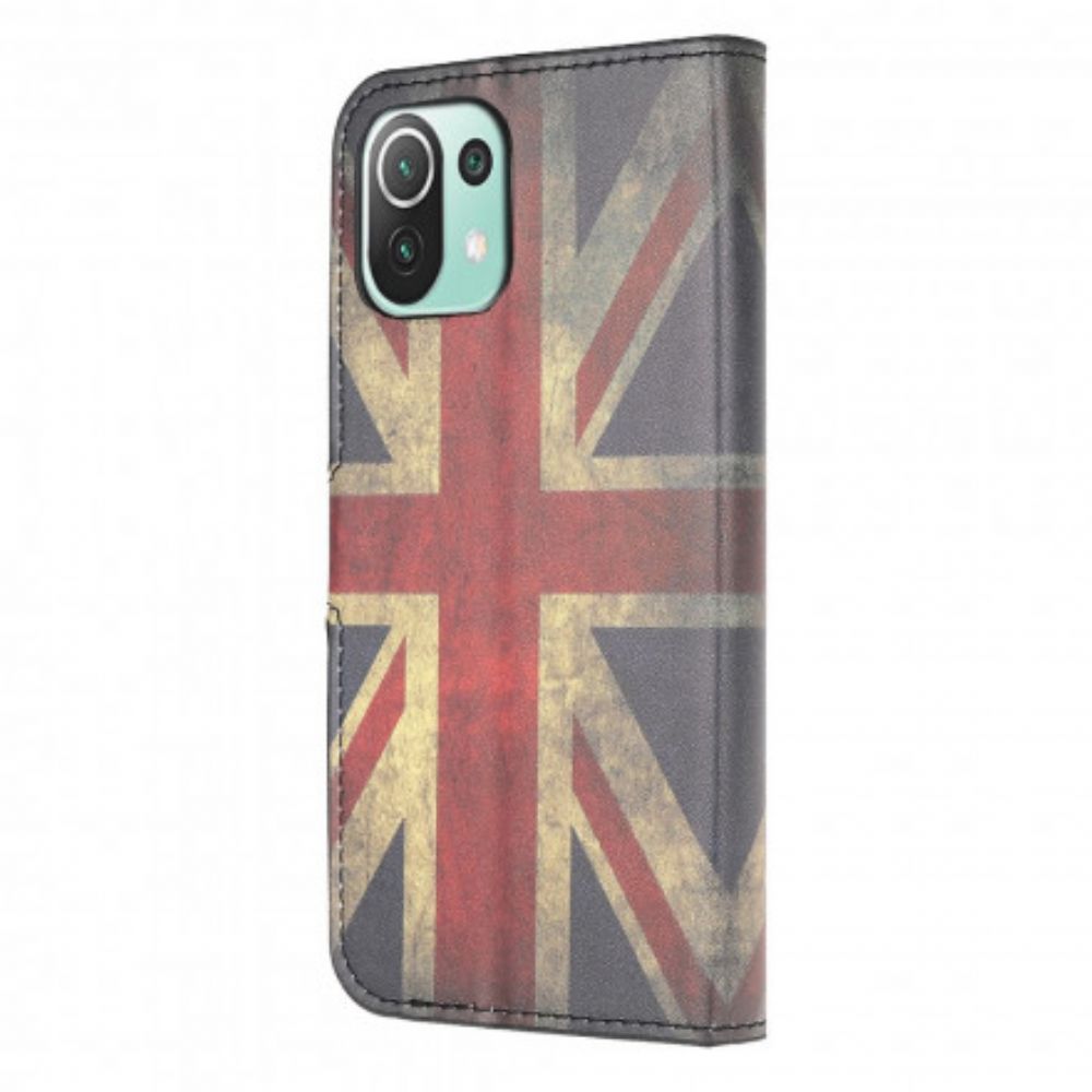 Flip Case voor Xiaomi Mi 11 Lite 5G NE / Mi 11 Lite 4G / 5G Engeland Vlag