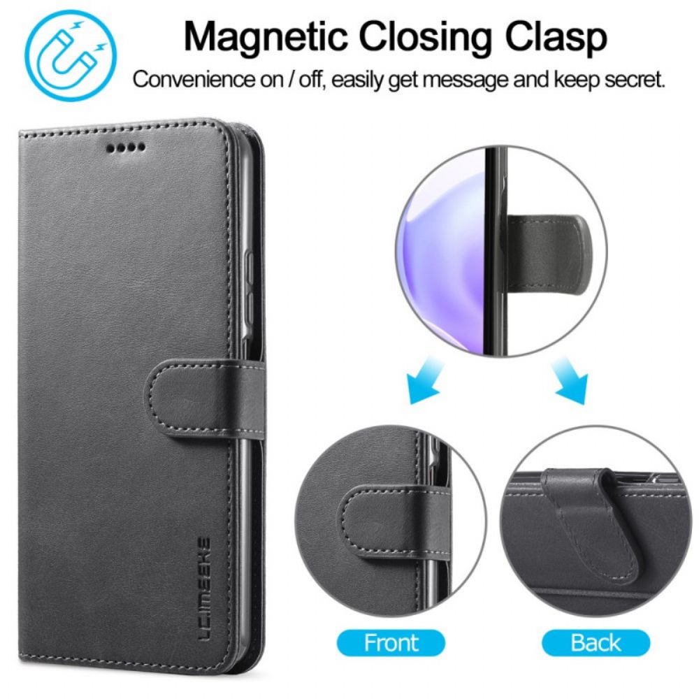 Flip Case voor Xiaomi Mi 11 Lite 5G NE / Mi 11 Lite 4G / 5G Lc.imeeke Ledereffect