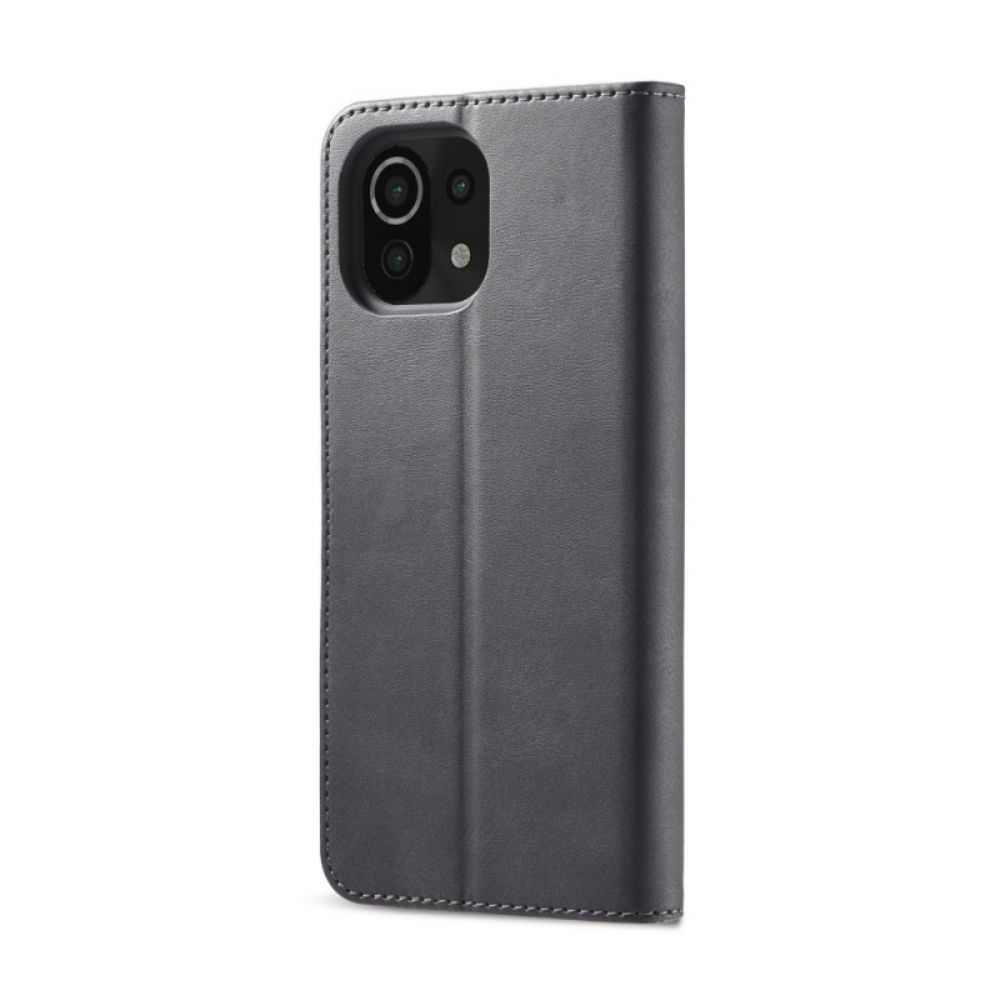 Flip Case voor Xiaomi Mi 11 Lite 5G NE / Mi 11 Lite 4G / 5G Lc.imeeke Ledereffect