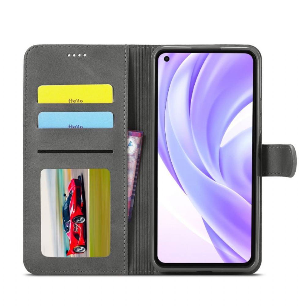 Flip Case voor Xiaomi Mi 11 Lite 5G NE / Mi 11 Lite 4G / 5G Lc.imeeke Ledereffect