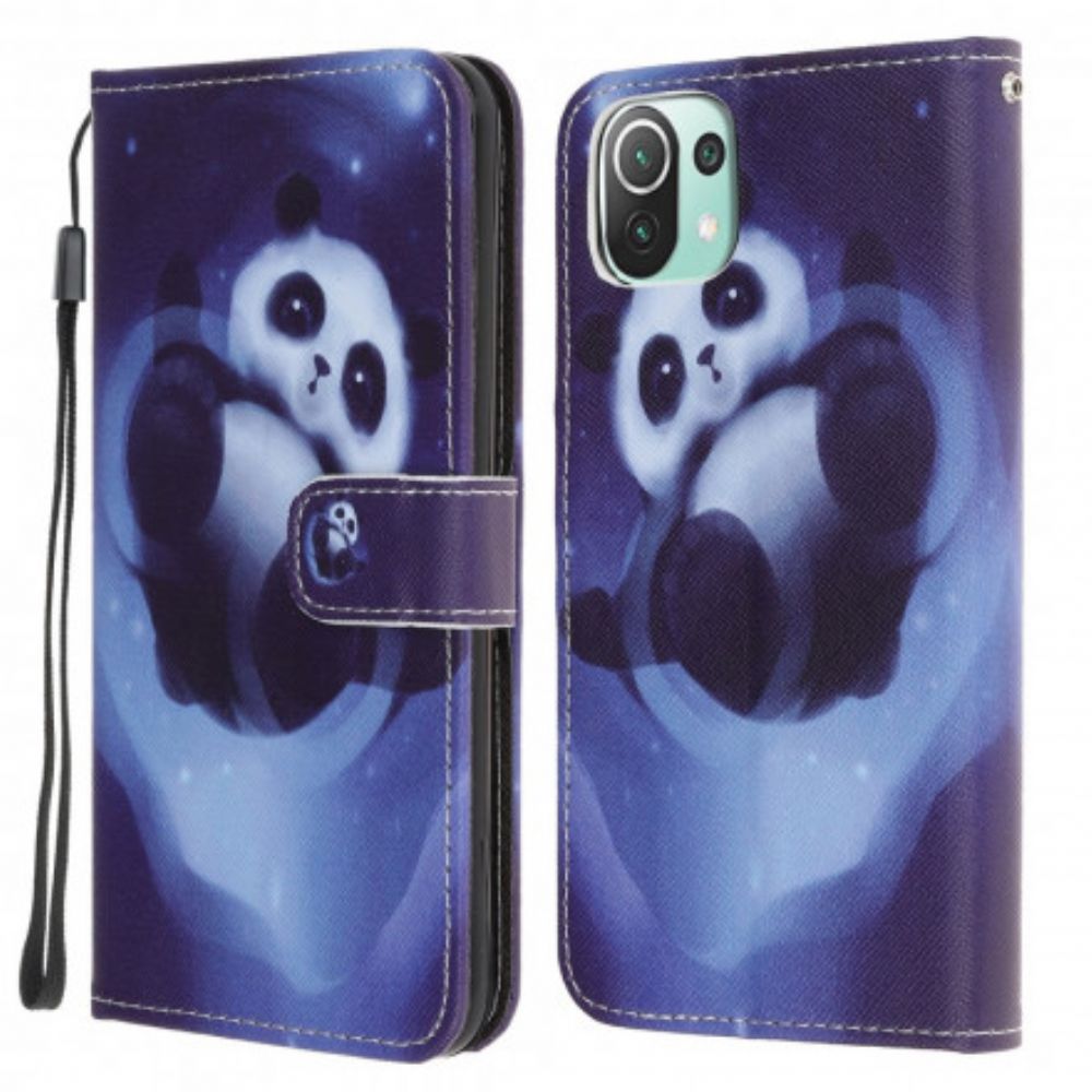 Flip Case voor Xiaomi Mi 11 Lite 5G NE / Mi 11 Lite 4G / 5G Panda Ruimte