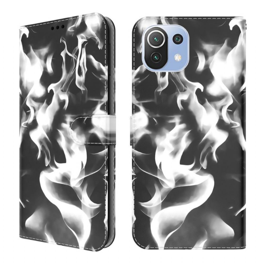 Folio-hoesje voor Xiaomi Mi 11 Lite 5G NE / Mi 11 Lite 4G / 5G Abstract Patroon