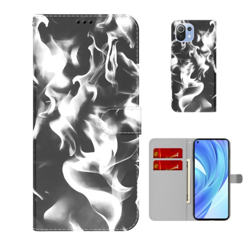 Folio-hoesje voor Xiaomi Mi 11 Lite 5G NE / Mi 11 Lite 4G / 5G Abstract Patroon