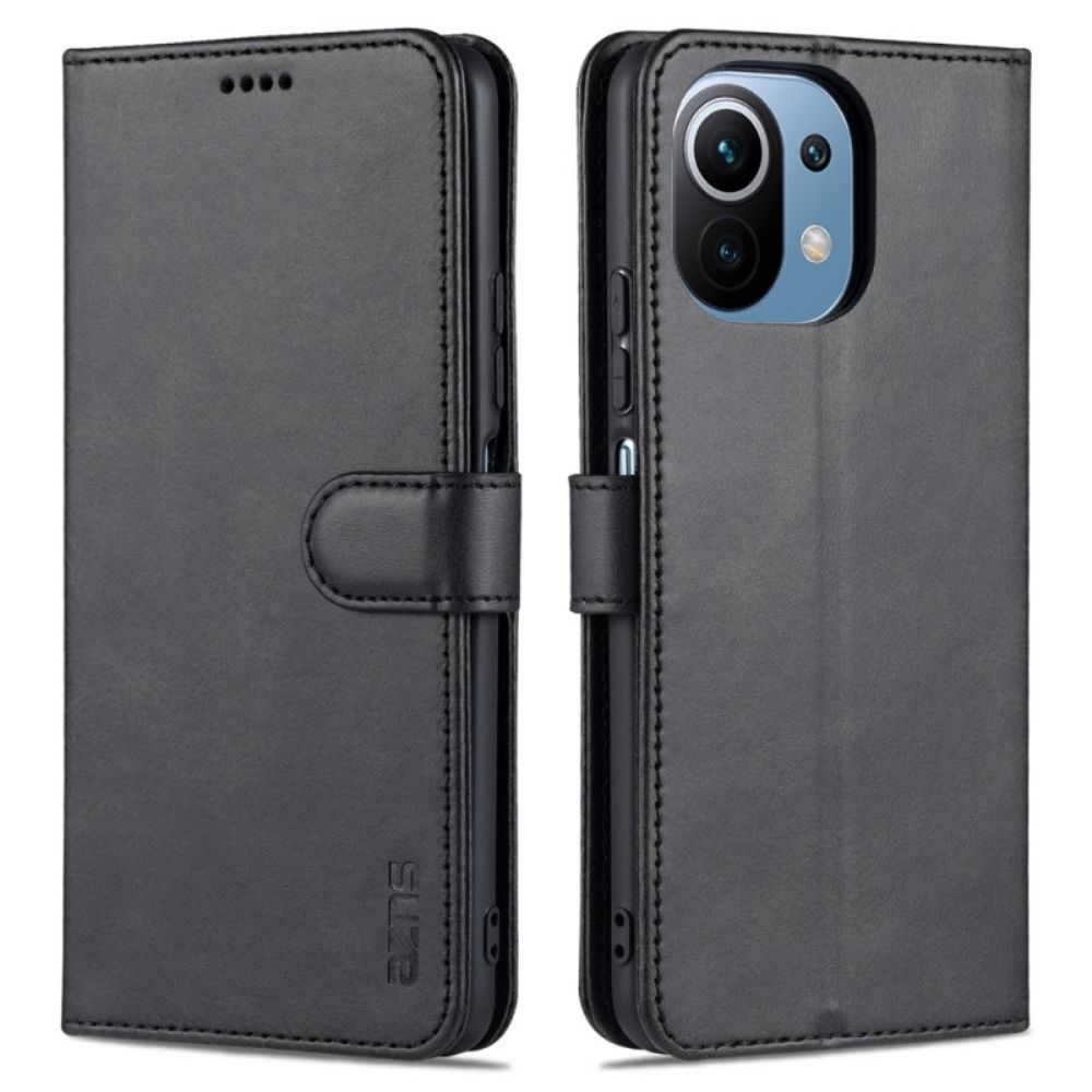 Folio-hoesje voor Xiaomi Mi 11 Lite 5G NE / Mi 11 Lite 4G / 5G Azns Zachtheid