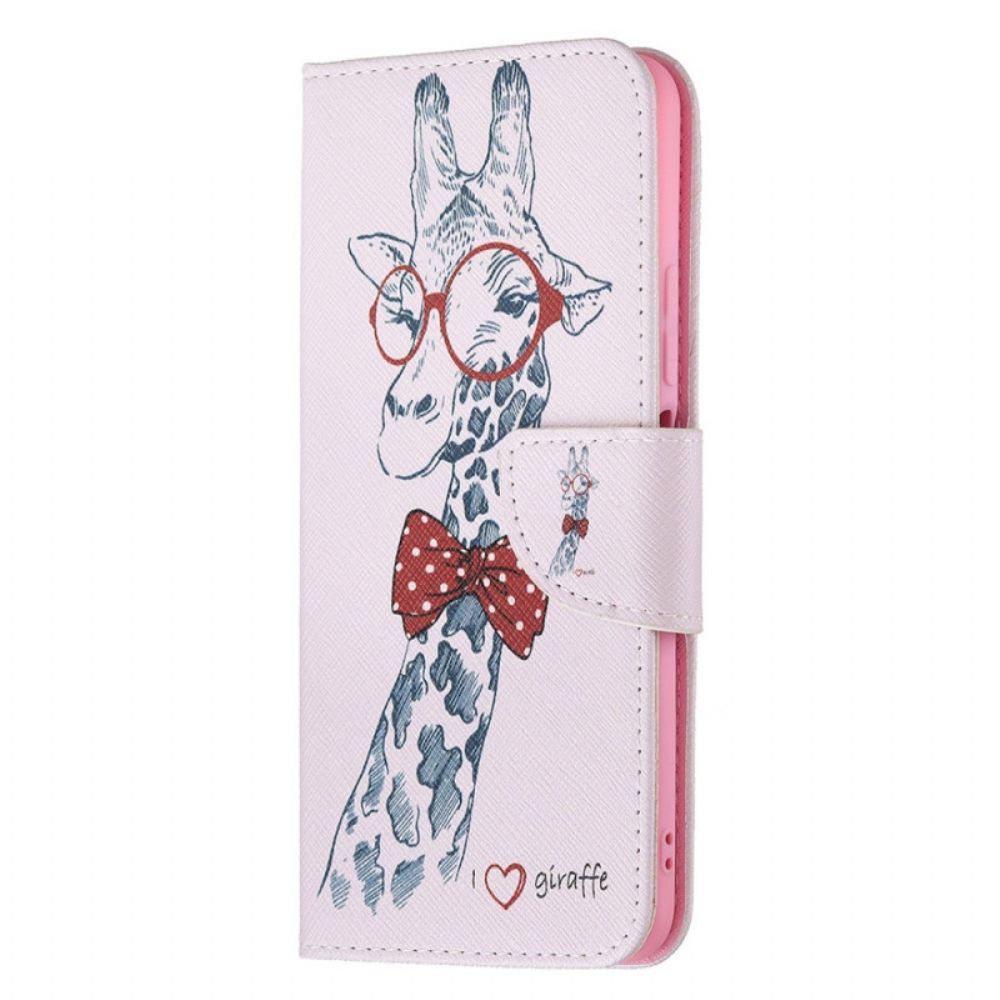 Folio-hoesje voor Xiaomi Mi 11 Lite 5G NE / Mi 11 Lite 4G / 5G Nerdy Giraf