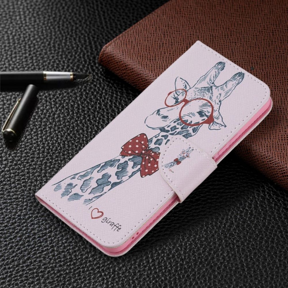 Folio-hoesje voor Xiaomi Mi 11 Lite 5G NE / Mi 11 Lite 4G / 5G Nerdy Giraf