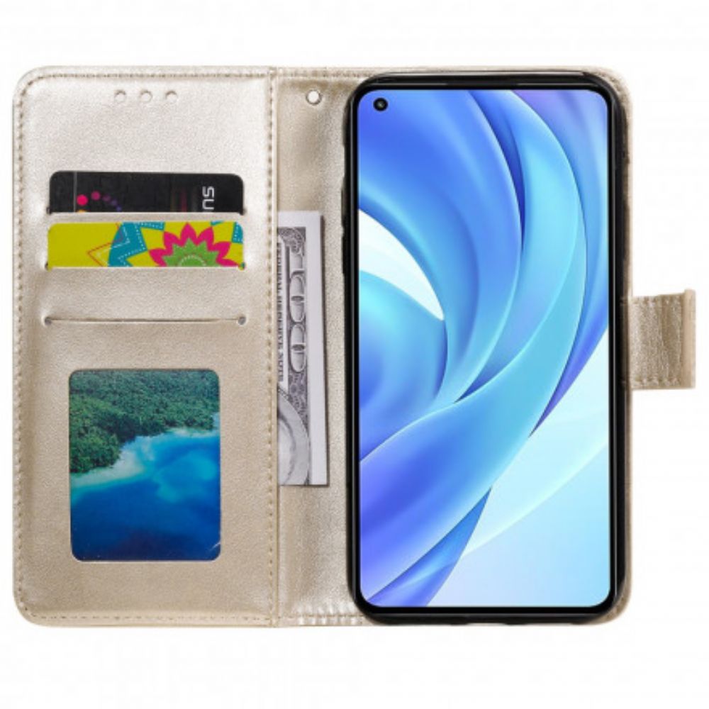 Folio-hoesje voor Xiaomi Mi 11 Lite 5G NE / Mi 11 Lite 4G / 5G Zonnemandala