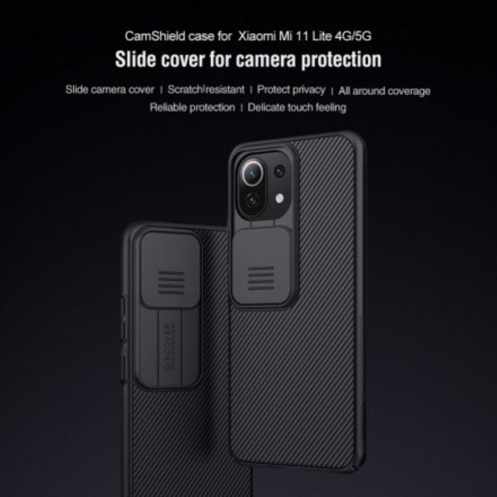 Hoesje voor Xiaomi Mi 11 Lite 5G NE / Mi 11 Lite 4G / 5G Camshield Nillkin