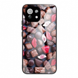 Hoesje voor Xiaomi Mi 11 Lite 5G NE / Mi 11 Lite 4G / 5G Chocolade Van Gehard Glas