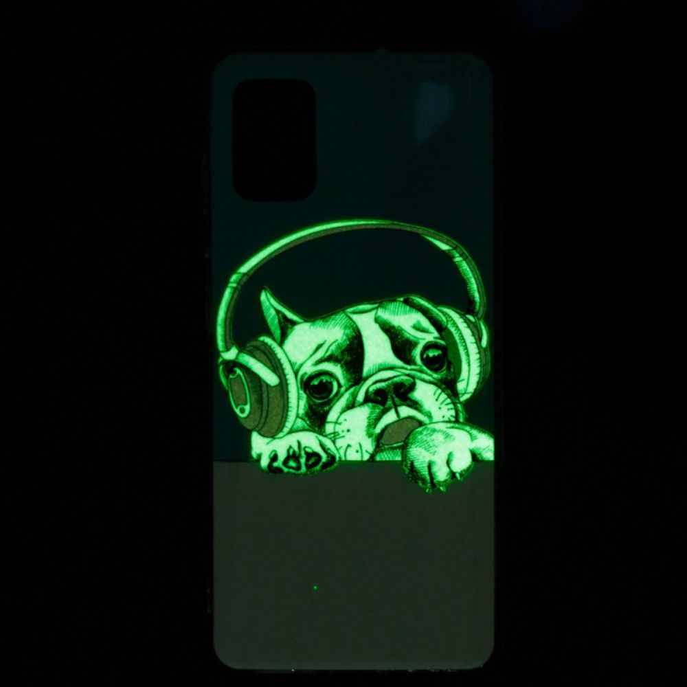 Hoesje voor Xiaomi Mi 11 Lite 5G NE / Mi 11 Lite 4G / 5G Fluorescerende Hond