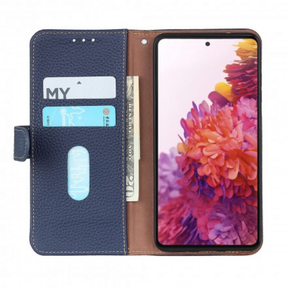 Leren Hoesje voor Xiaomi Mi 11 Lite 5G NE / Mi 11 Lite 4G / 5G Litchi Khazneh Leer