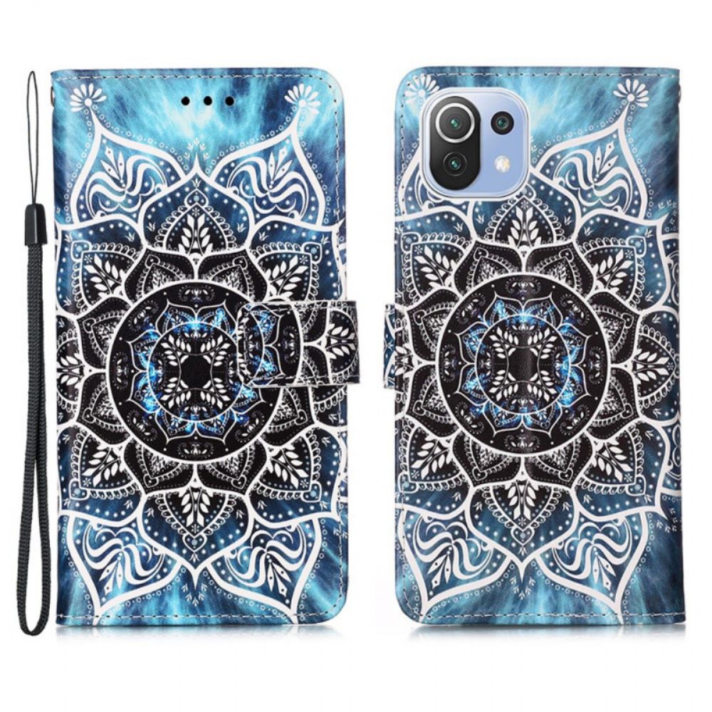 Leren Hoesje voor Xiaomi Mi 11 Lite 5G NE / Mi 11 Lite 4G / 5G Mandala In De Lucht