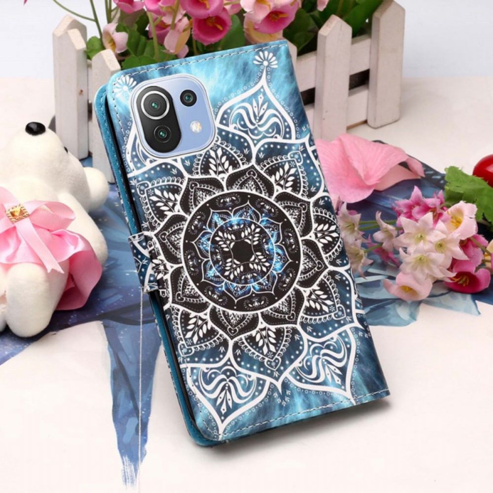 Leren Hoesje voor Xiaomi Mi 11 Lite 5G NE / Mi 11 Lite 4G / 5G Mandala In De Lucht