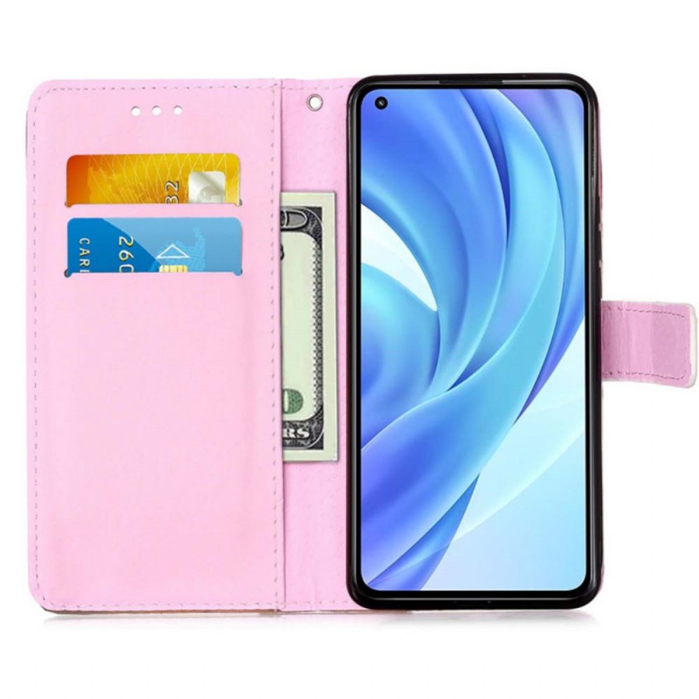 Leren Hoesje voor Xiaomi Mi 11 Lite 5G NE / Mi 11 Lite 4G / 5G Panda Galaxy