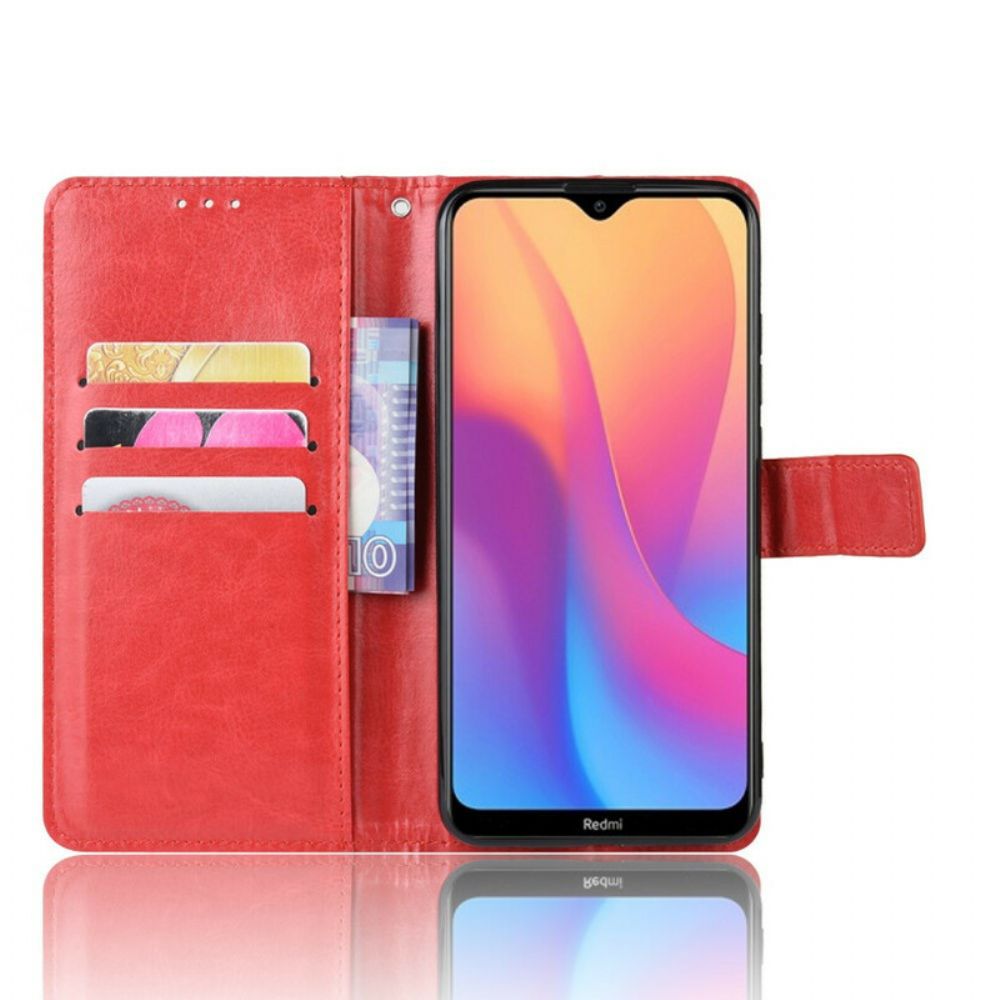 Folio-hoesje voor Xiaomi Redmi 8A Flitsachtig Kunstleer