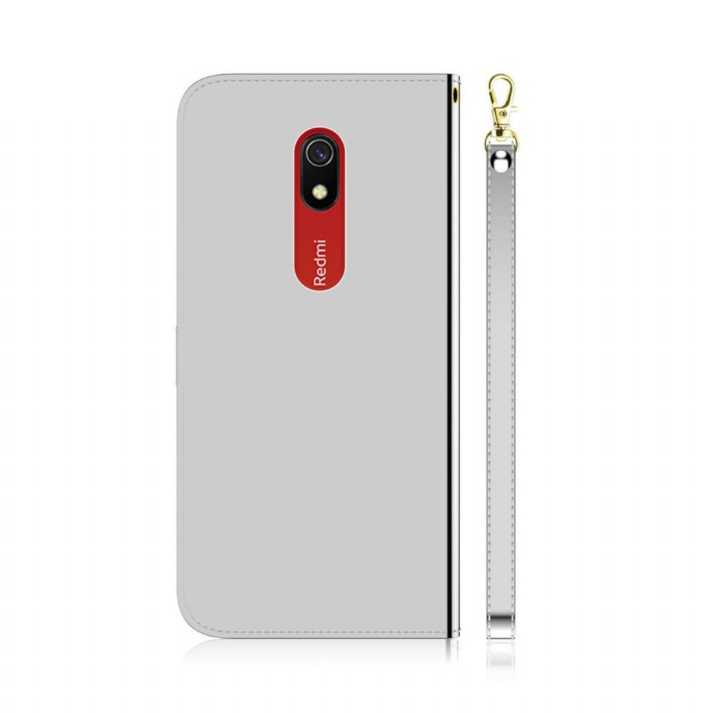 Folio-hoesje voor Xiaomi Redmi 8A Spiegelkap Van Kunstleer