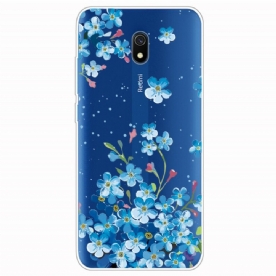 Hoesje voor Xiaomi Redmi 8A Boeket Blauwe Bloemen