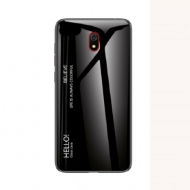 Hoesje voor Xiaomi Redmi 8A Hallo Gehard Glas