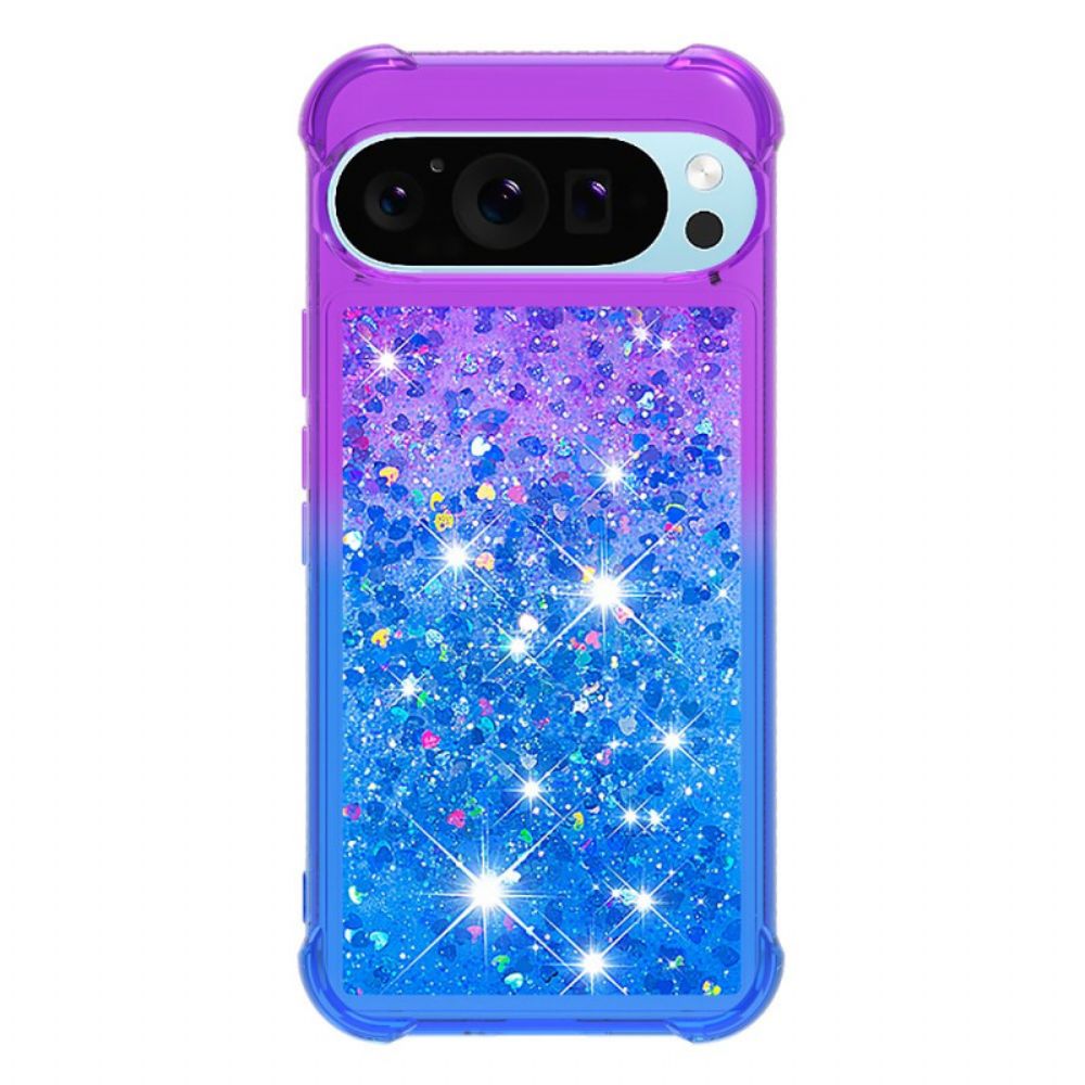 Case Hoesje Google Pixel 9 Pro Xl Telefoonhoesje Glitterverloop