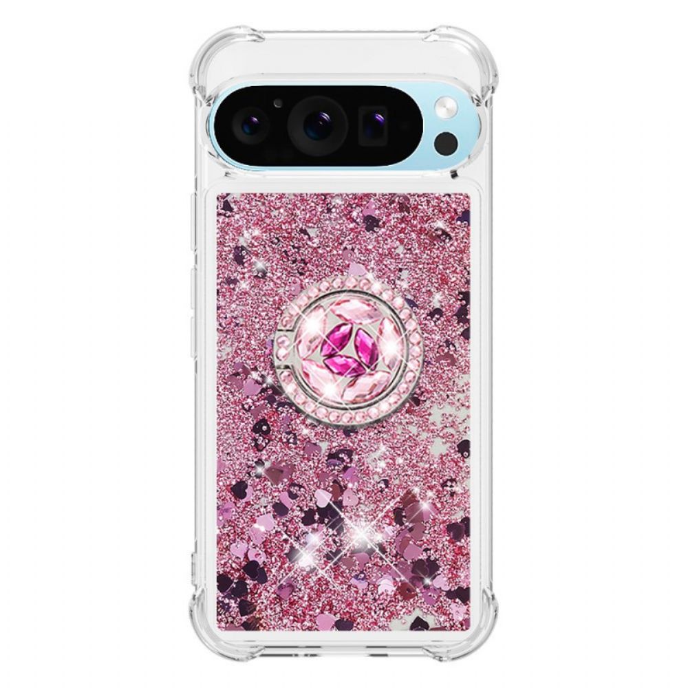 Cover Hoesje Google Pixel 9 Pro Xl Telefoonhoesje Glittersteunring